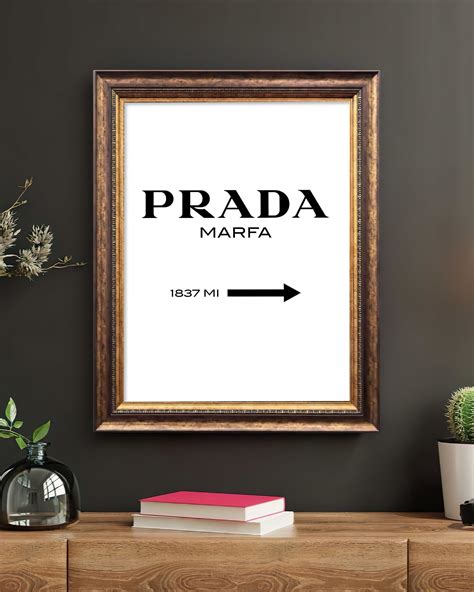 Prada wall art